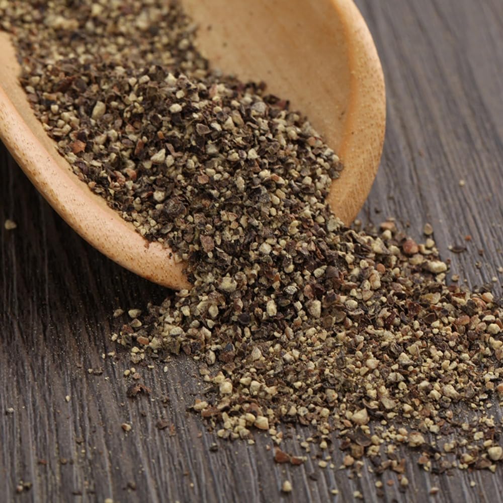 Zercumm Black Pepper Crushed 375G Black Pepper Crushed Fine Black Pepper Pizza Baking Steak Ingredients