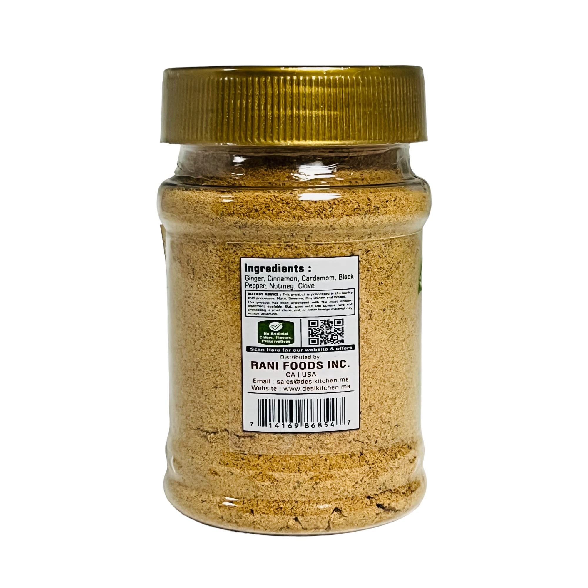 Desi Kitchen Spices All Natural | Salt Free | Vegan | NON GMO | Tea Masala (Chai Masala) 3oz (85gm)