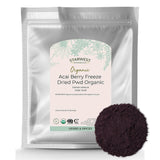 Starwest Botanicals Acai Berry Freeze Dried Powder Organic - Organic Acai for Bowls, Smoothies, Juice, Baked Goods, Yogurt & Cereal, Adds Coloring