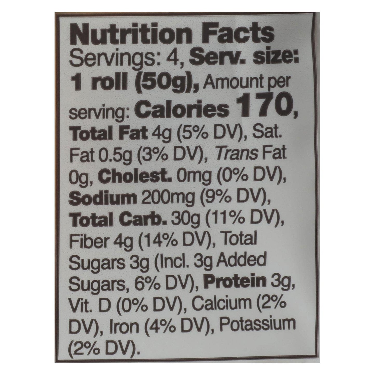 Schar Gluten Free Multigrain Ciabatta Rolls, 4 rolls,7 Ounce (Pack of 6)