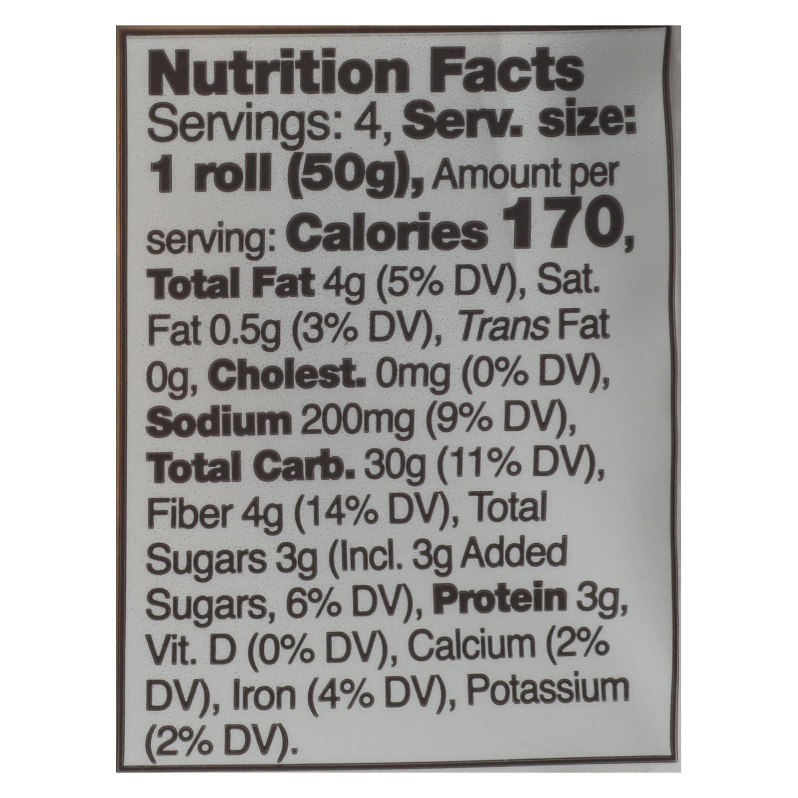 Schar Gluten Free Multigrain Ciabatta Rolls, 4 rolls,7 Ounce (Pack of 6)