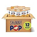 SkinnyPop Popcorn, White Cheddar, Whole Grain, Dairy-Free Snack, 1oz Bags (12ct)