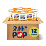 SkinnyPop Popcorn, White Cheddar, Whole Grain, Dairy-Free Snack, 1oz Bags (12ct)
