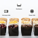 Restaurantware Snack Bags 100 Count 4 x 2.25 x 3.75 Inches Paper Flat Bottom Newsprint Small Food Bags Disposable Newsprint Color