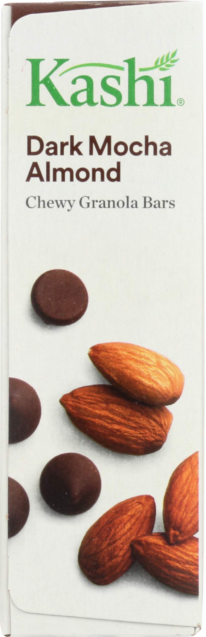 Kashi Chewy Granola Bars, Fiber Bars, Vegan Snacks, Dark Mocha Almond, 7.4oz Box (6 Bars)