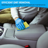 S.M. Arnold Scrub Away™ Plus Sponges, 4-Pack - 3" x 5" Non-Abrasive Dual-Sided Cleaning Tool for Car Detailing, Home & Office, Safe on Leather