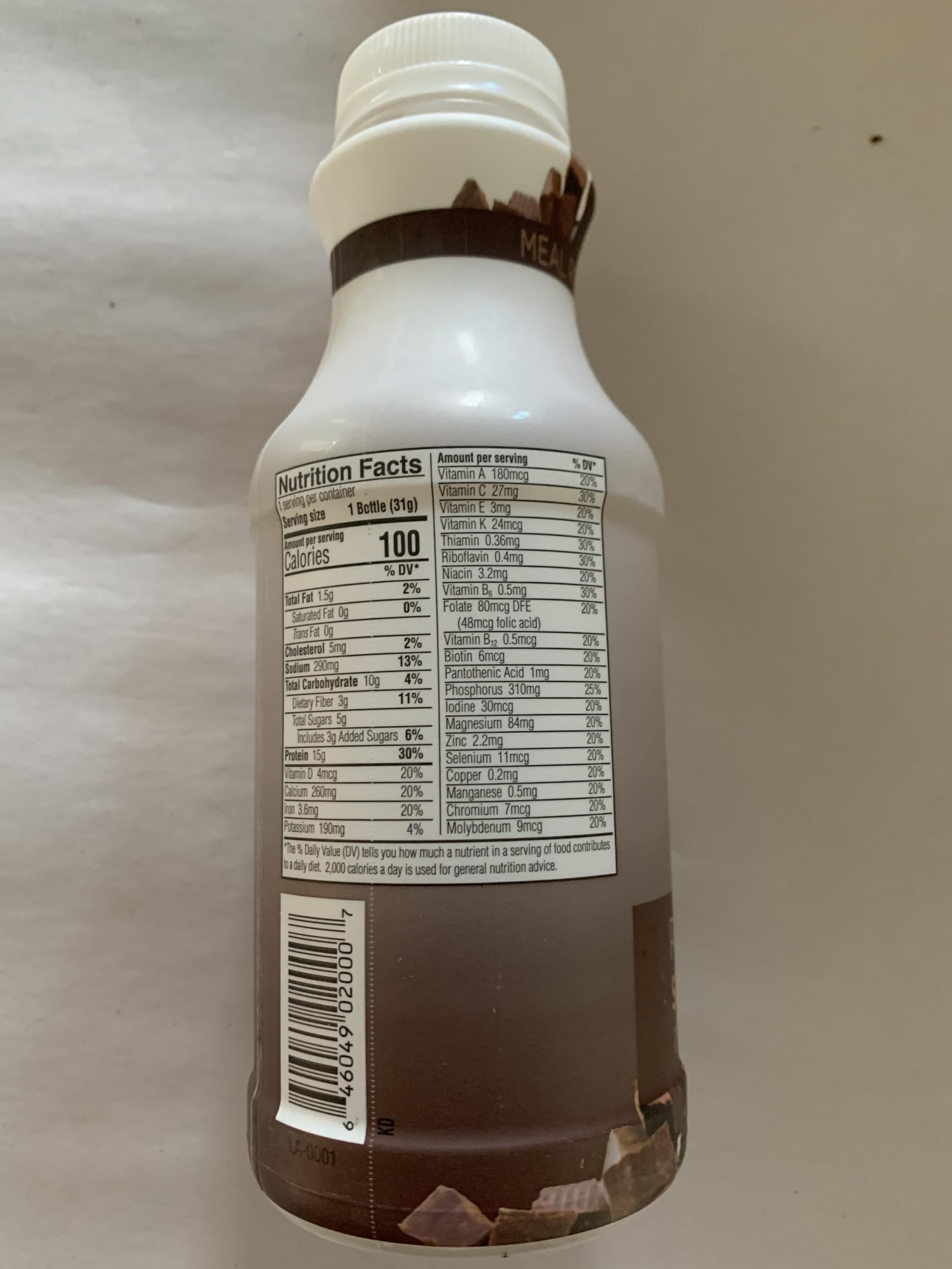 Chocolate Shake in a Bottle (Meal Replacements)
