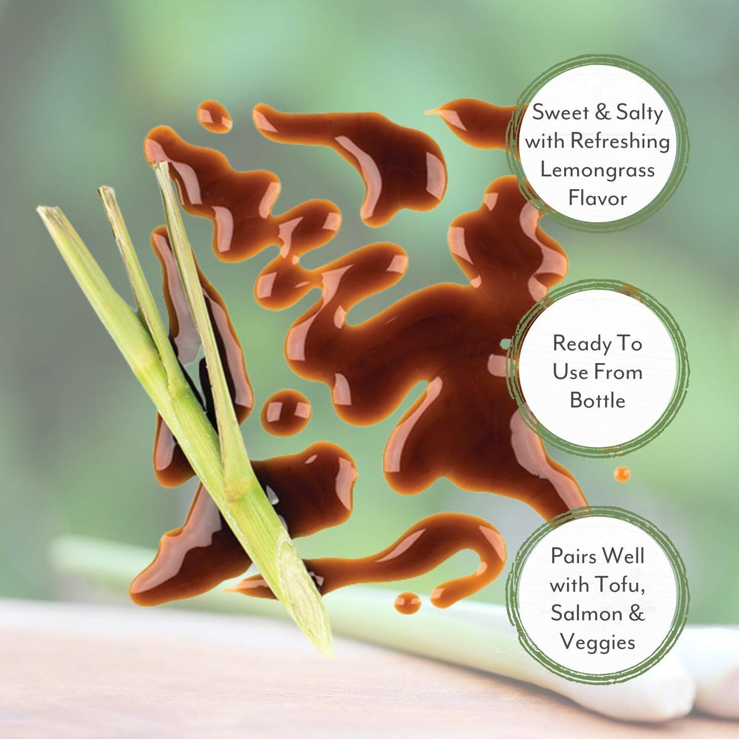 Roland Foods Lemongrass Soy Glaze, Specialty Imported Food, 12.9-Ounce Bottle