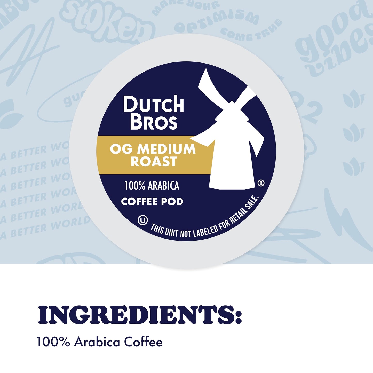 Dutch Bros® OG Medium Roast, 60 Count, Medium Roast, Single Serve Coffee Pods for Keurig K-Cup Brewers