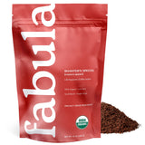 Fabula Coffee Half-Caff Medium Roast Freshly Ground - Organic - Low Acid - Single Origin - Non-GMO - Mold Free - 12 Ounces …