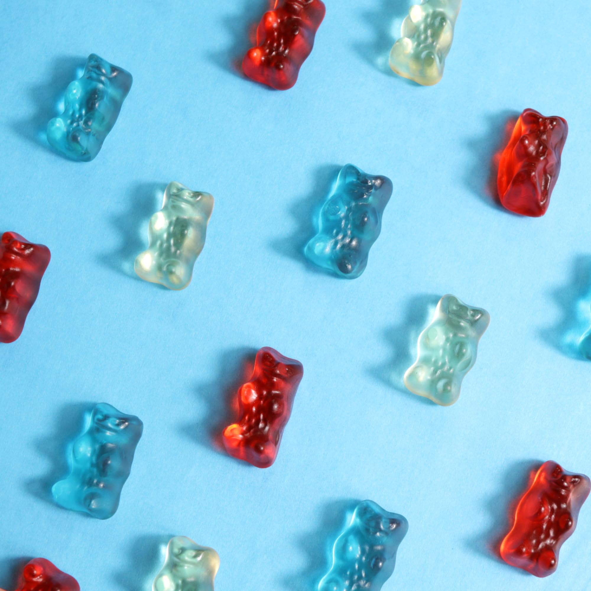 Haribo Goldbears Patriotic 4th of July Gummy Bears, Red, White, and Blue Candy, Independence Day, 4 Ounces, Pack of 3