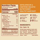 Better Than Provisions 5 Nut Grain-Free Granola, Keto Food, Pack of Cacao Cayenne Goji, with Almonds, Macadamia Nuts, Walnuts, Hazelnuts, Pecans