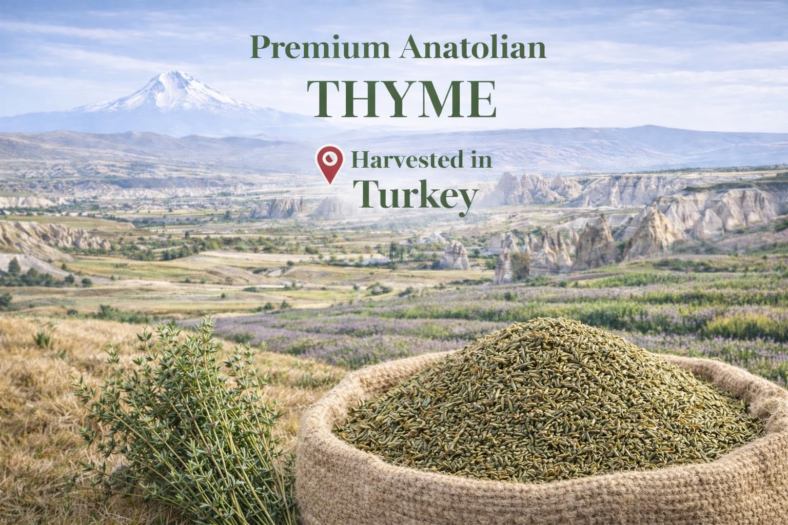 The Snack Haus Dried Thyme Leaves 7 oz - Premium Mediterranean Herb Seasoning - Aromatic Thyme Seasoning for Cooking, Soups, Meat, Chicken, Vegetables