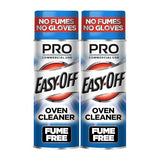 Easy-Off Fume Free PRO size Oven Cleaner Foam, Removes Grease & Burned-On Food, For Ovens, Air Fryers & More 24oz (2-count)