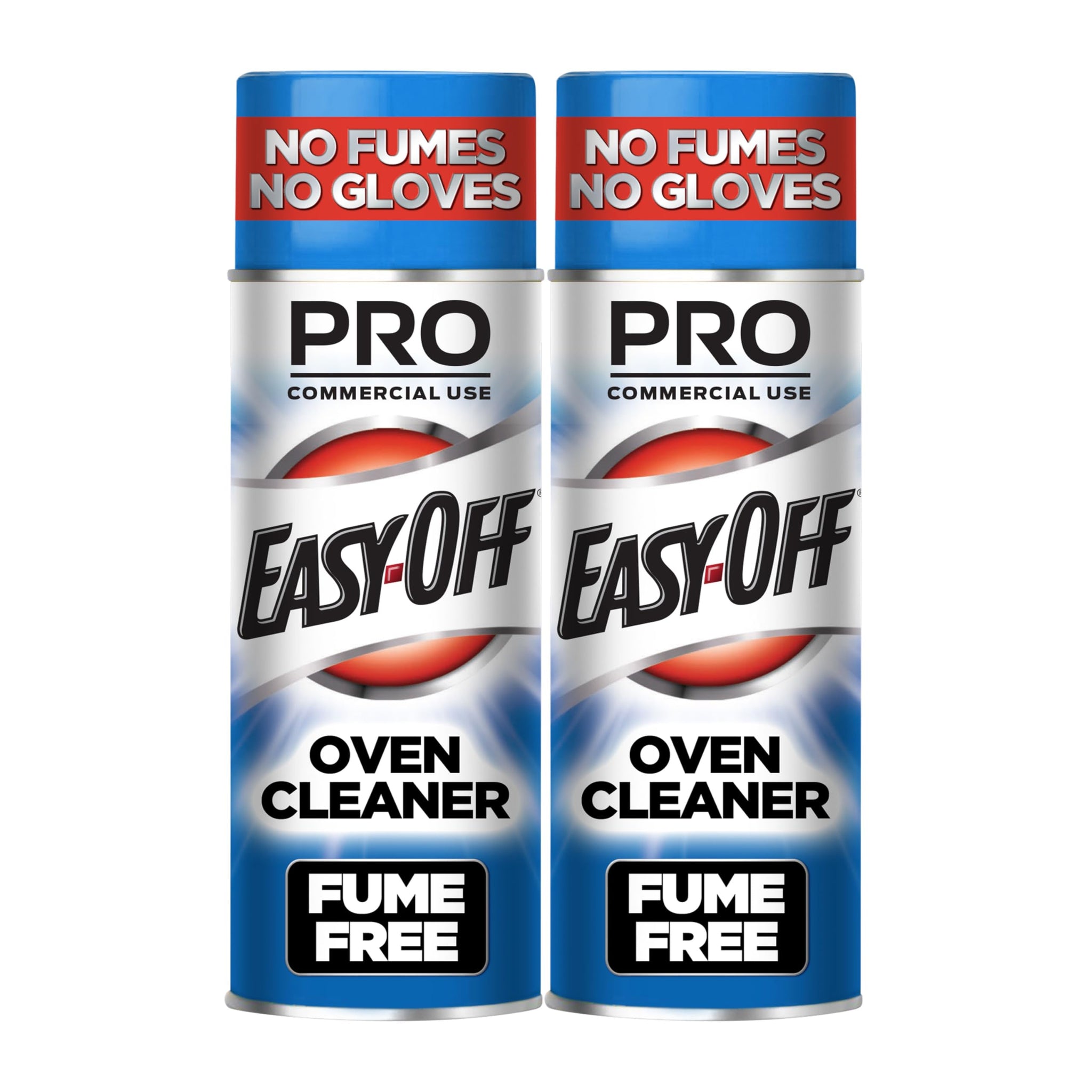 Easy-Off Fume Free PRO size Oven Cleaner Foam, Removes Grease & Burned-On Food, For Ovens, Air Fryers & More 24oz (2-count)