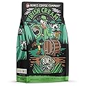 Bones Coffee Company Irish Cream, Creamy Liqueur Flavored Coffee, Medium Roast Low Acid Arabica Beans Compatible with Auto drip and French Press