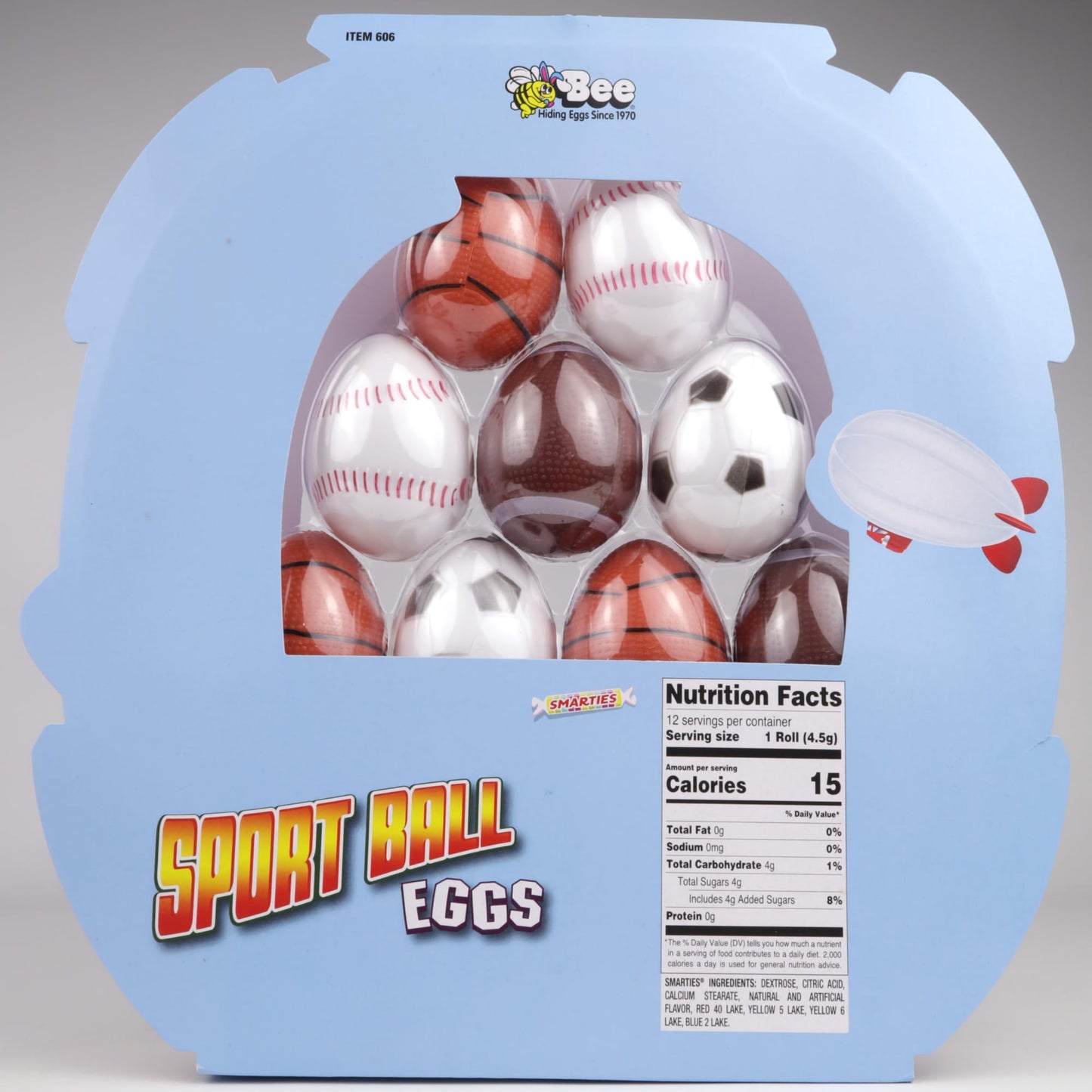 Candy Filled Easter Eggs, Sports Themed for Hunts and Baskets, 12 Pieces