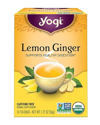 Yogi Tea Lemon Ginger Tea Bags, 16 ct