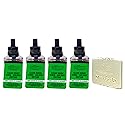 Bath & Body Works Clean House Vibes - Holiday Edition 4 Wallflowers Home Fragrance Refill Bulbs with Natural Oats Soap Sample