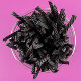 Red Vines Twists, Black Licorice Flavor, 3.5LB Bulk Tub, Old Fashioned Soft & Chewy Candy