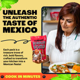 EZ Bombs Birria Bomb Seasoning, Pack of 4 - Authentic Mexican Spice Mix for Tacos, Burritos, Nachos, and Quesadillas - Made with Real Chiles, Herbs