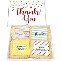 Thank You Gift Basket Cookies for Men Women Employees Teacher Nurse Co workers | Individually Wrapped | 4 Pack | Appreciation Box Treats