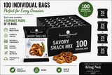 Summer Harvest Savory Snack Mix, 100 Individually Wrapped Bags .75oz each