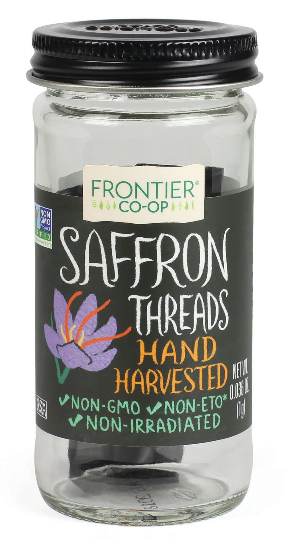 Frontier Culinary Spices Saffron, 0.036-Ounce Bottle