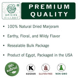 SPICES VILLAGE Dried Marjoram, Marjoram Spice, 1.4 oz, All Natural Fresh Mediterranean Spice, Herbal Tea - Kosher, Gluten Free, Vegan, Non GMO