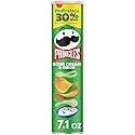 Pringles Potato Crisps Chips, Lunch Snacks, On-the-Go Snacks, Party Stack, Sour Cream and Onion, 7.1oz Can (1 Can)