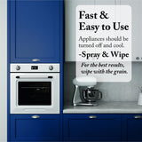 Goddard's Stainless Steel Cleaning Spray for Kitchen Appliances - Removes Grease & Food Stains, Brightens Surfaces to Streak-Free Shine, Resists