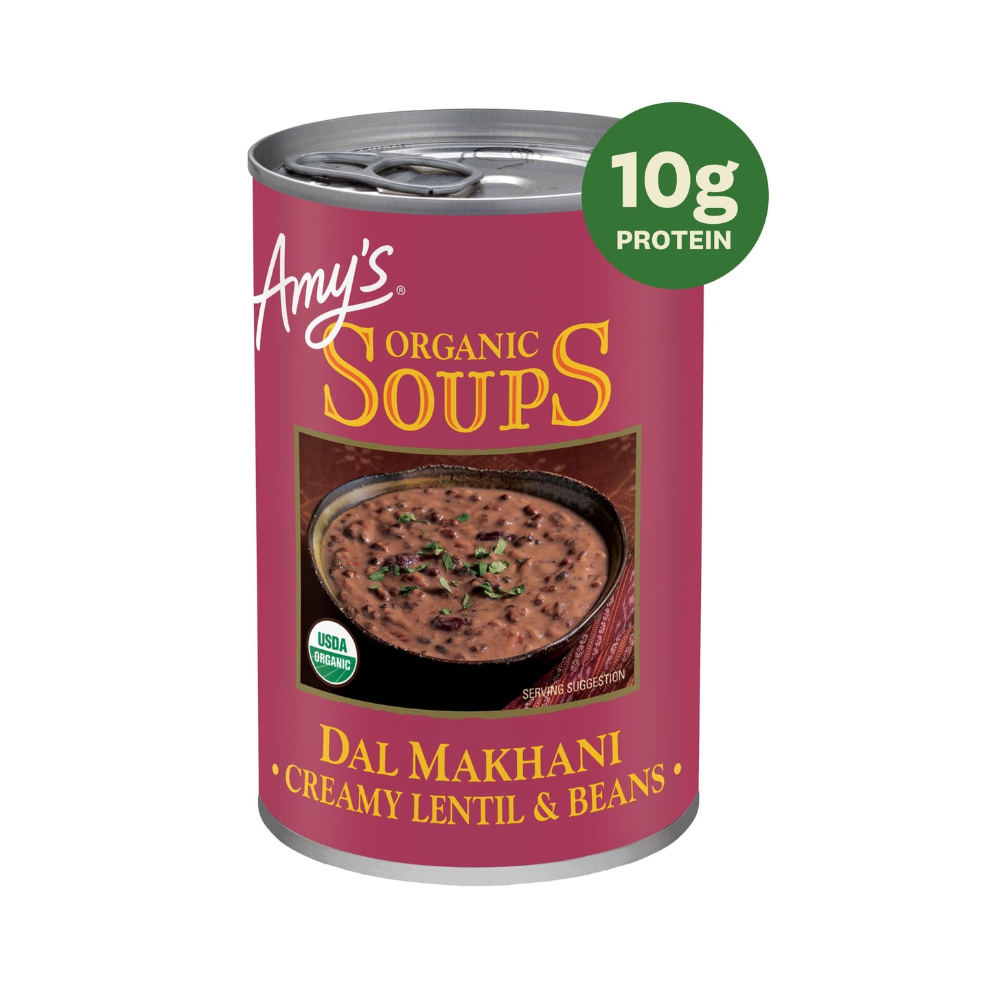 Amy's Soup, Organic Dal Makhani Soup, 14.2 Oz