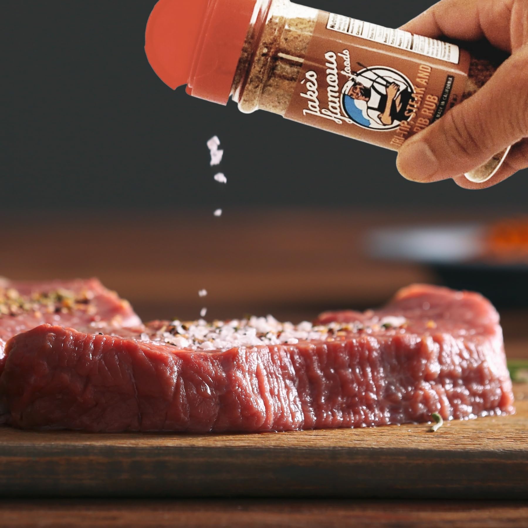 Jake's Righteous Rubs Tri Tip, Steak & Rib Rub Seasoning, 5 Oz, for Chicken, Ribs, Beef, Turkey, Santa Maria Style BBQ, Prime Roast, Gluten Free (Pack