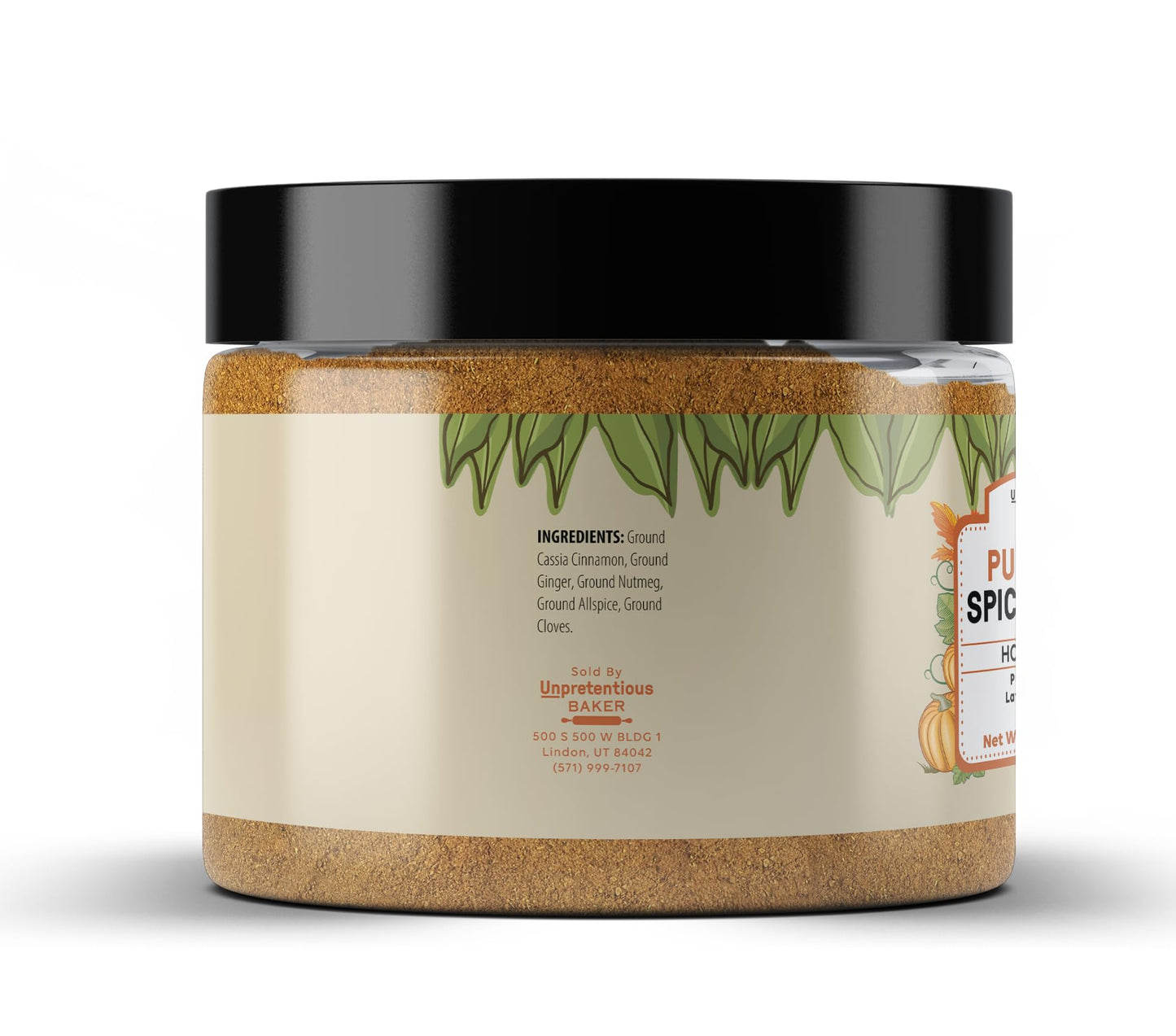 Unpretentious Pumpkin Spice Blend, 3.9 oz, Fall Flavor, Aromatic, Drinks & Baking