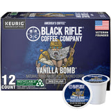 Black Rifle Coffee Company Vanilla Bomb 12 Count, Medium Roast K Cups - Single Serve K Cups Coffee Pods - Kcup Pods Compatible with Keurig 1.0 & 2.0