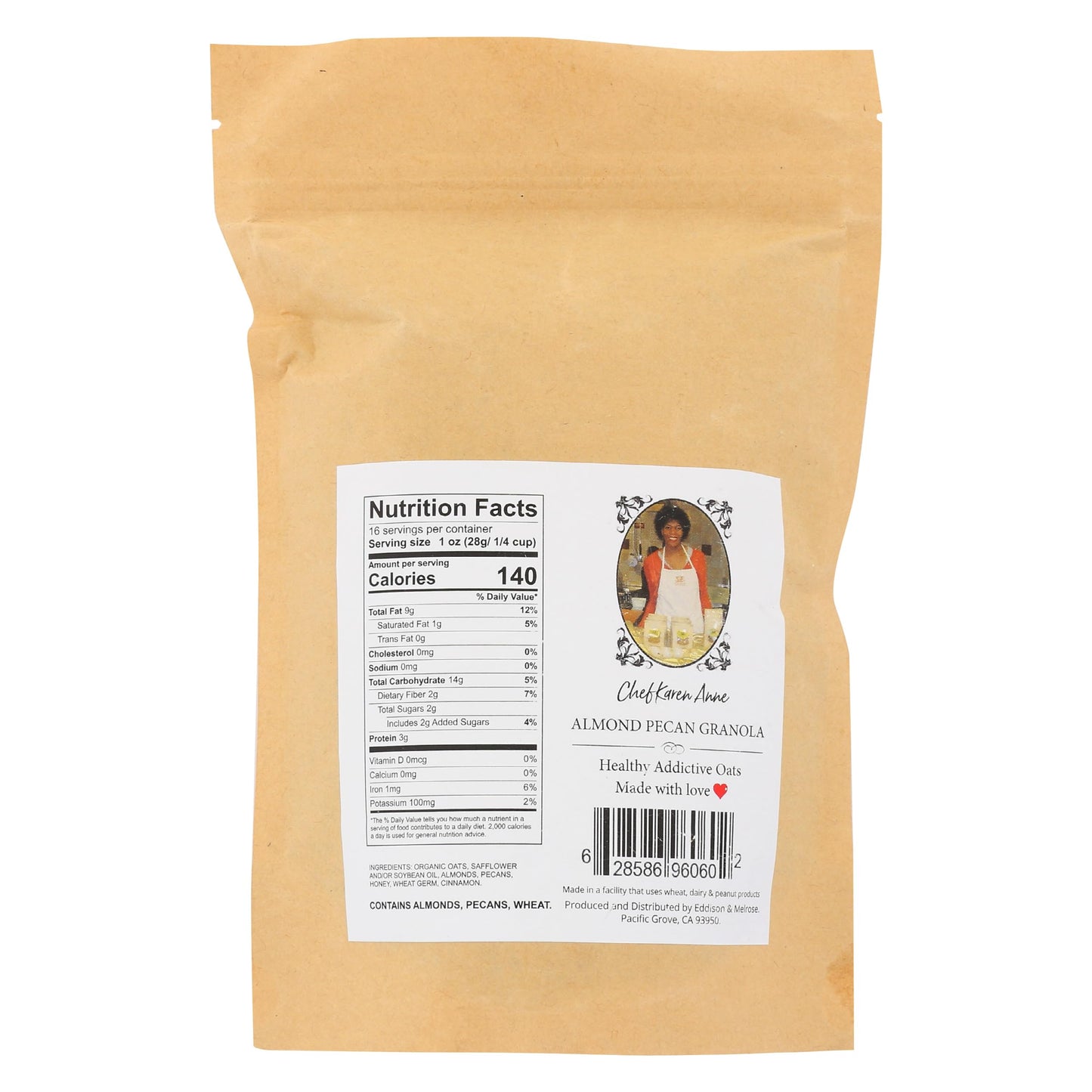 Eddison & Melrose Karen Anne's Almond Pecan Granola, 16 OZ