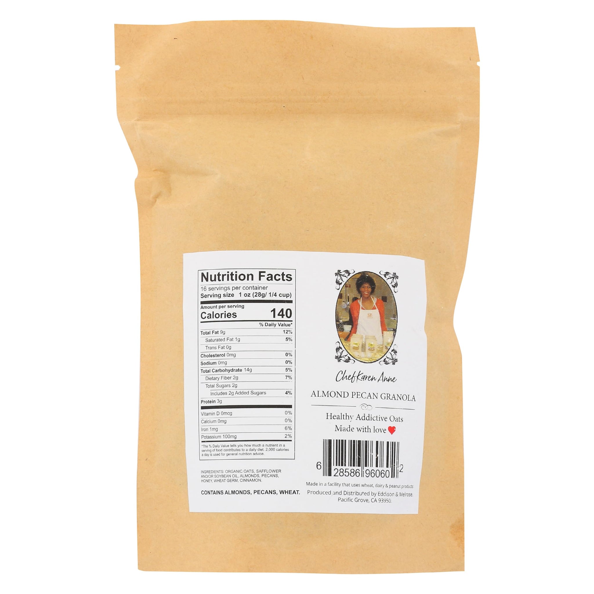 Eddison & Melrose Karen Anne's Almond Pecan Granola, 16 OZ