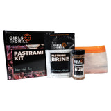 Girls Can Grill Pastrami Kit - Pastrami Brine, Salt-Free Rub & Meat Prep Bag | Cure Up to 12 lbs | No MSG | Includes Free How-To Ebook with 10 Recipes