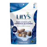 Dark Chocolate Covered Almonds by Lily's Sweets, Made with Stevia, No Added Sugar, Low-Carb, Keto-Friendly Christmas Candy | Fair Trade, Gluten-Free
