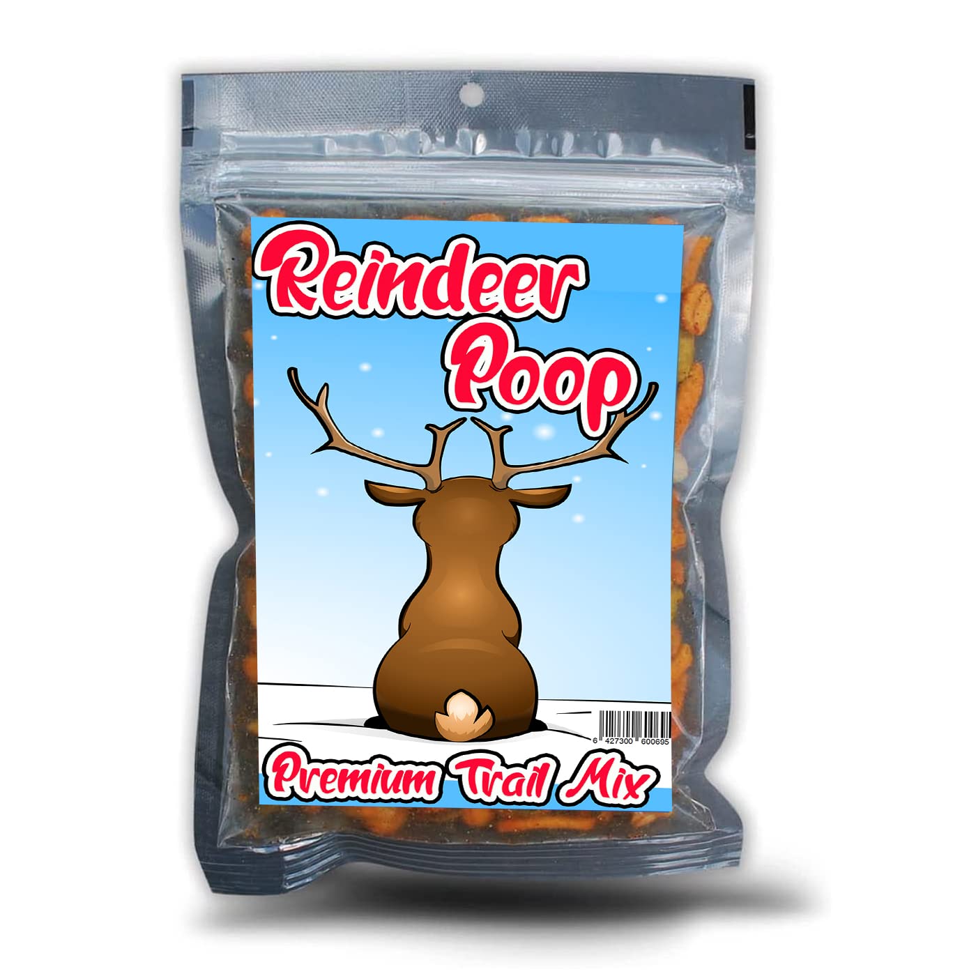 Reindeer Poop Gourmet Trail Mix - Premium Snack Munch for Teens Stocking Stuffers and Gift Baskets, Funny Christmas Gifts for Dad, Fun Protein Snacks