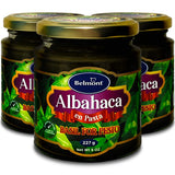 Belmont Albahaca en Pasta 8 oz - Basil Paste for Pesto - 3 pack
