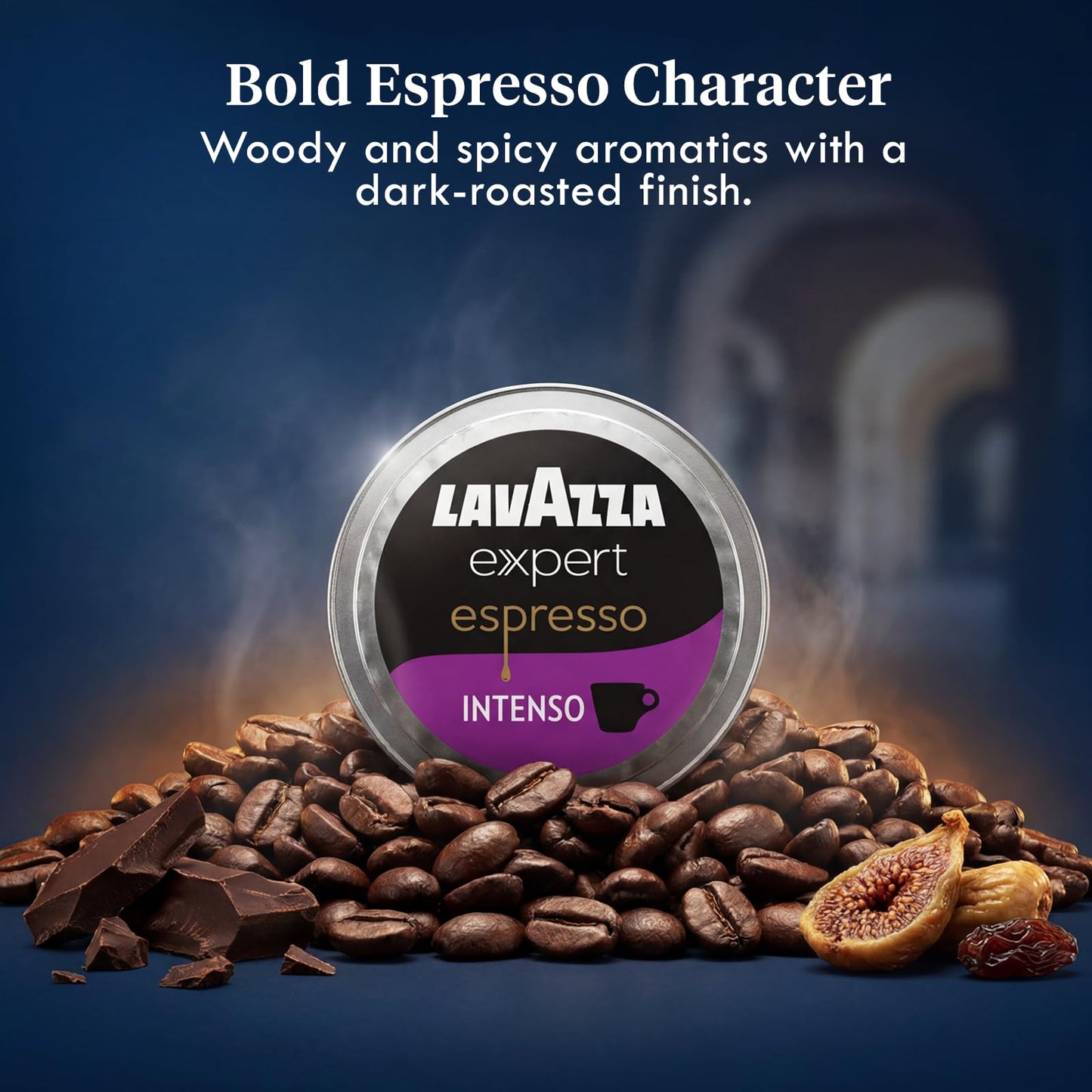 Lavazza Expert Espresso Intenso Capsules - 72 Count - Dark Roast Coffee Pods with Arabica & Robusta Blend - Bold Flavor & Rich Crema - Compatible