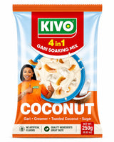 KIVO 4 in 1 Gari Soaking Mix 125g (COCONUT)