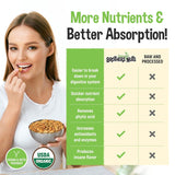 Brothers Nuts Crackled Cheezy Almonds - Organic, Sprouted Almonds - Healthy Keto Snack - Vegan, Gluten-Free, Kosher - No Preservatives - 6 oz