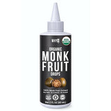Organic Monk Fruit Liquid Sweetener Drops, 100% Pure Extract, Zero Sugar & No Erythritol, Liquid Monk Fruit for Coffee, Tea, Drinks & Baking, 227
