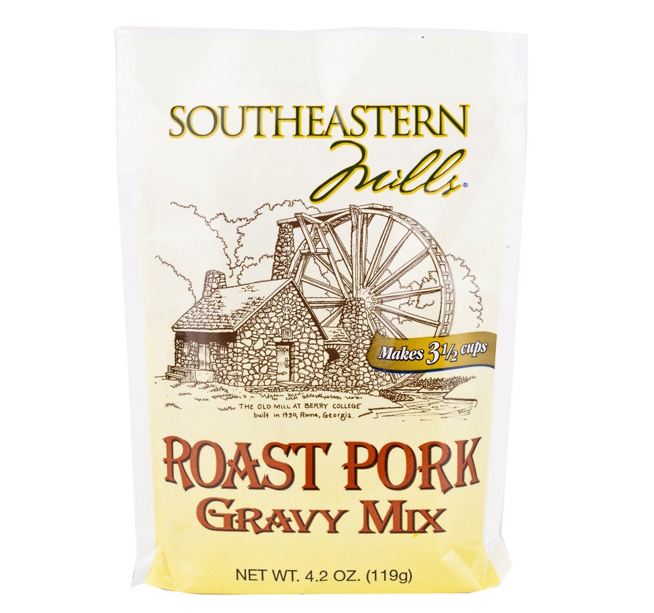 Southeastern Mills Roast Pork Gravy Mix, 4.2 Oz. Package (Pack of 4)