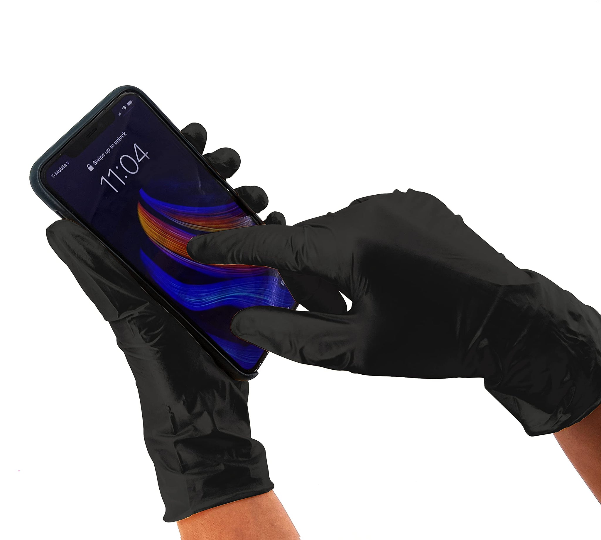 Colortrak Premium Grip Reusable Gloves, 4 Pairs (8 Gloves Total), Powder Free Latex, Durable and Chemical Resistant, Textured for Better Grip, Extra
