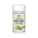 NOW Foods, Certified Organic Monk Fruit Extract Powder, Zero Calorie Sweetener, Large Bottle for Serving Scoop, Certified Non-GMO, 0.7-Ounce