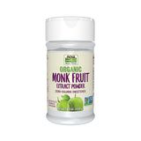 NOW Foods, Certified Organic Monk Fruit Extract Powder, Zero Calorie Sweetener, Large Bottle for Serving Scoop, Certified Non-GMO, 0.7-Ounce