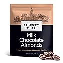 Milk Chocolate Covered Almonds | 15 Oz Bag | Roasted Chocolate Covered Nuts | Creamy & Crunchy Snack Nuts | Office Candy, Gourmet Party Favor & Gift